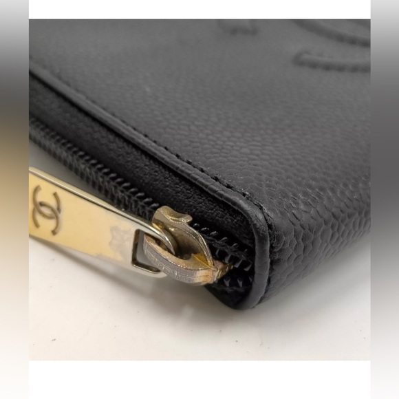 CHANEL CAVIER ZIP AROUND WALLET - Picture 8 of 10